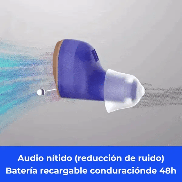 Audífonos Invisibles Recargables (IIC) | Par de 2